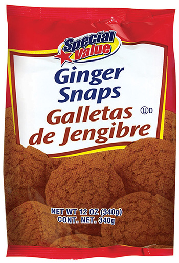 UPDATE: Unified Grocers, Inc. Issues Allergy Alert on Undeclared Eggs in "Special Value Ginger Snap Cookies"